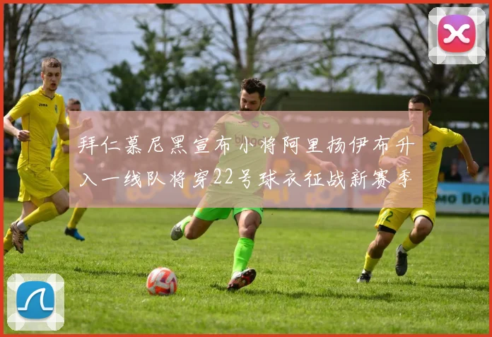 拜仁慕尼黑宣布小将阿里扬伊布升入一线队将穿22号球衣征战新赛季